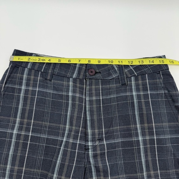O’Neill Men’s Triumph Blue Heather Plaid Shorts 30 Teen Boy’s - Picture 11 of 13
